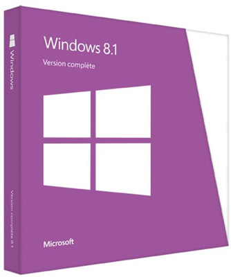 Windows 8.1 en version boîte